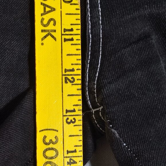 Ardene 90' Cargo Pants High Rise Women's Junior Size 05 black wide leg - Picture 10 of 11